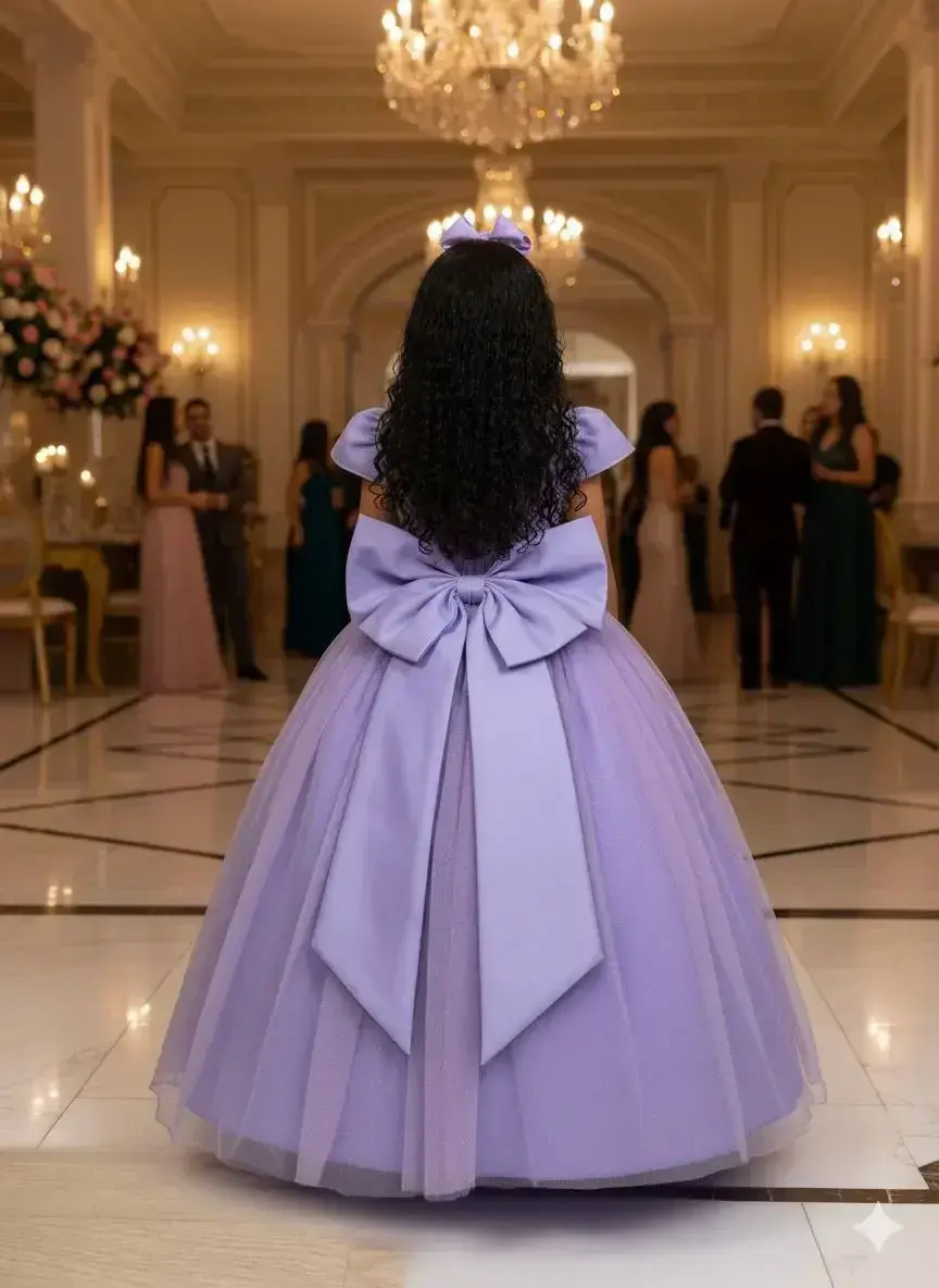 Vestido longo heloisa lilas, foto 3