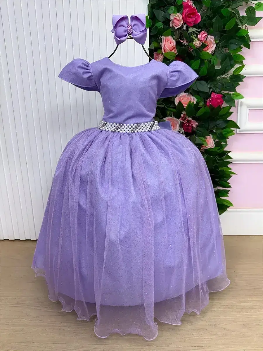 Vestido longo heloisa lilas, foto 4
