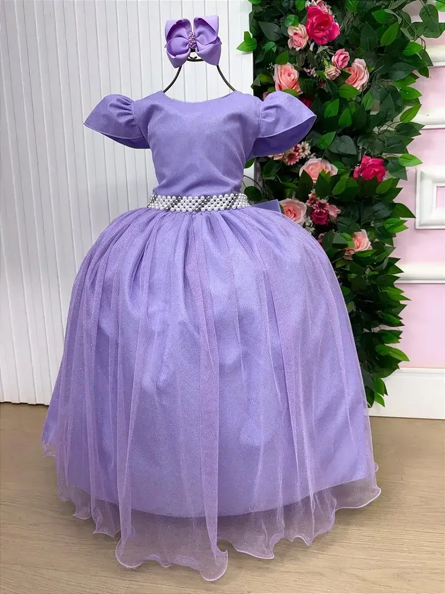 Vestido longo heloisa lilas, foto 5