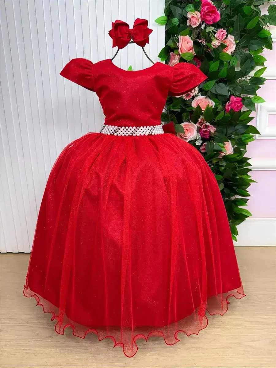 Vestido longo heloisa vermelho, foto 3