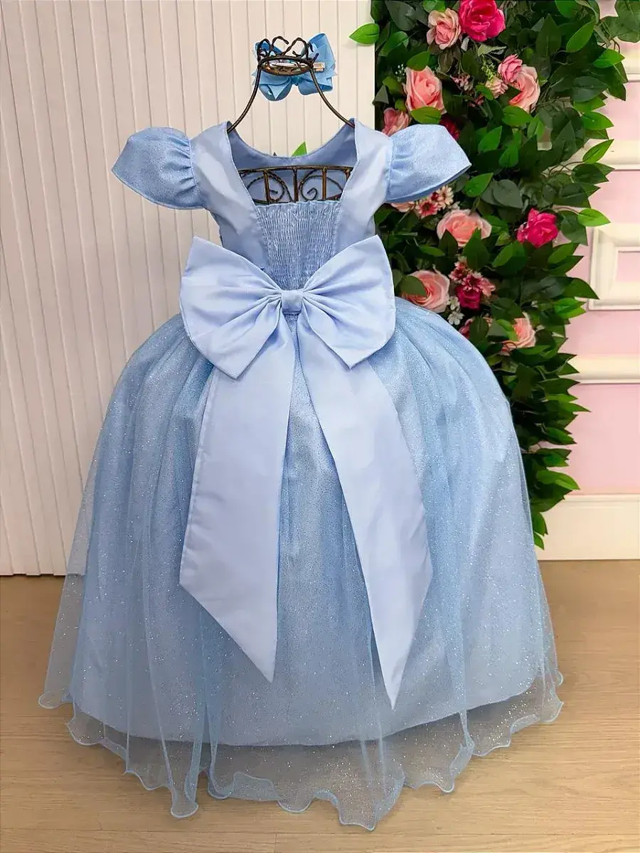 Vestido longo heloisa azul, foto 7