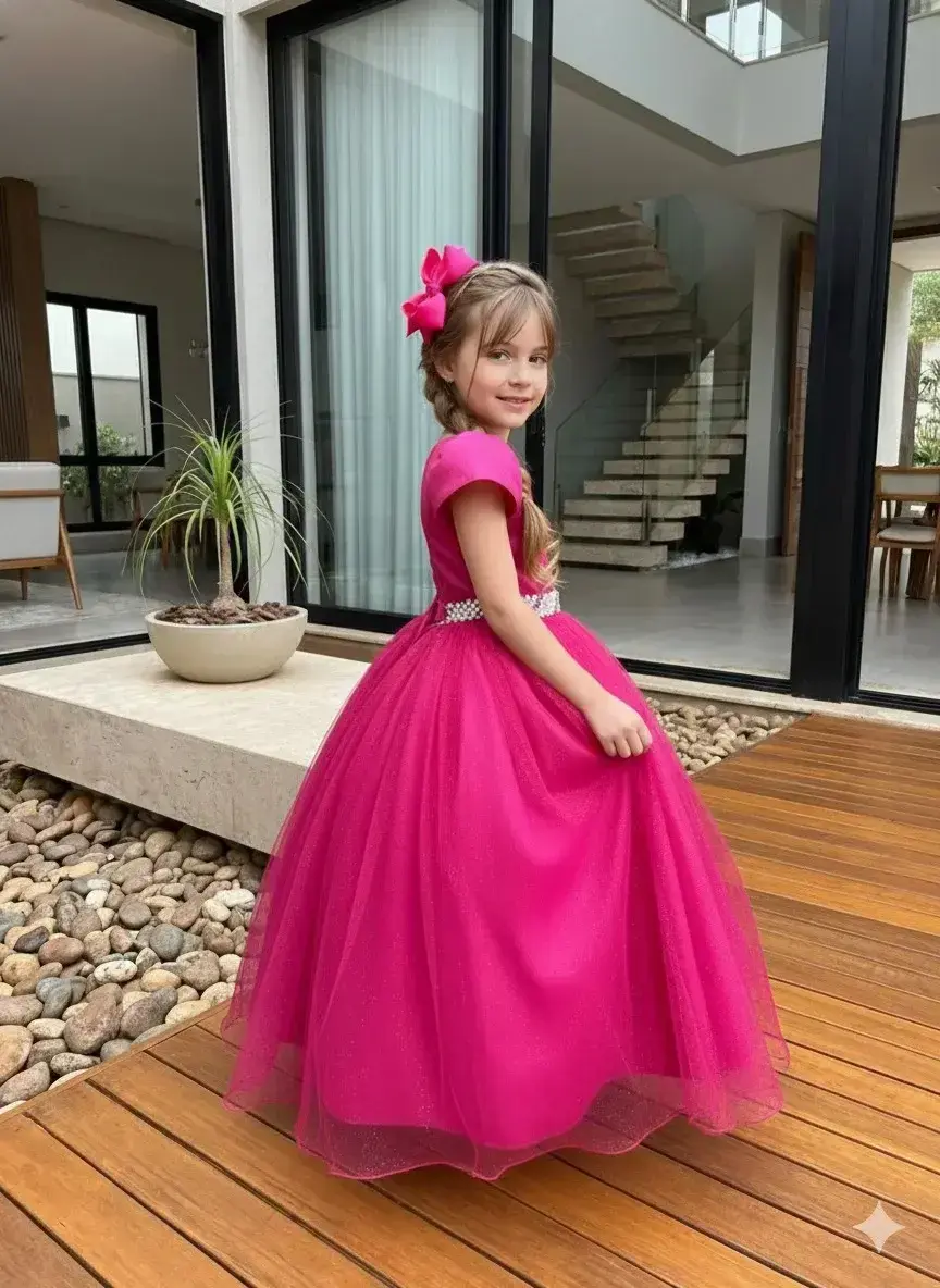 Vestido longo heloisa pink, foto 2