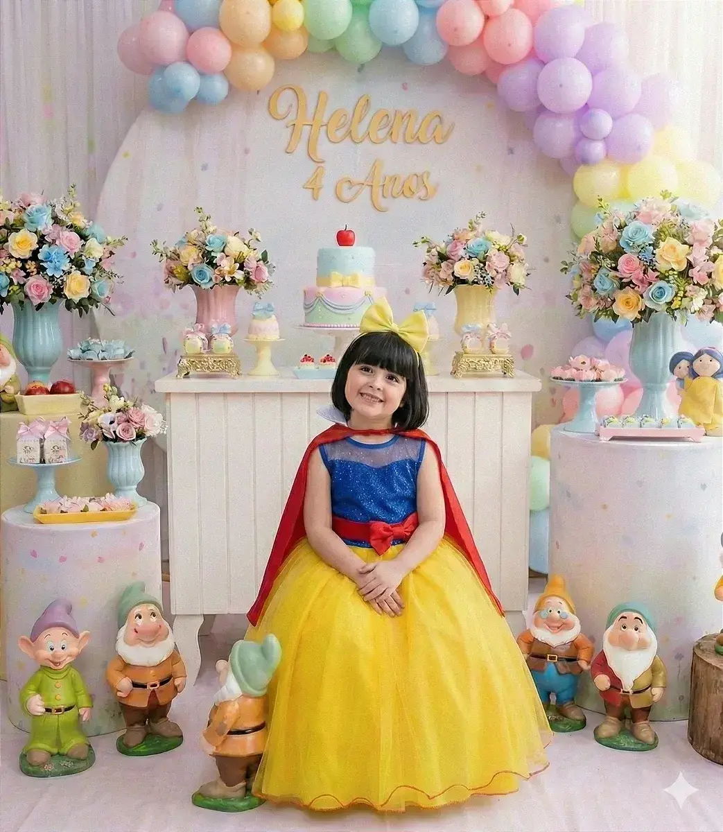 Fantasia princesa maça