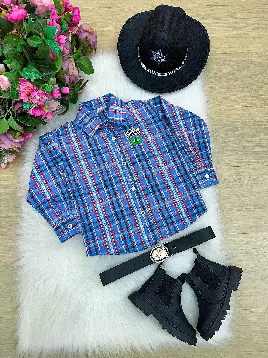 Camisa junina rodeio thomas