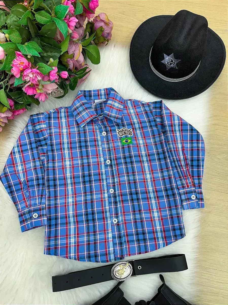 Camisa junina rodeio thomas, foto 3