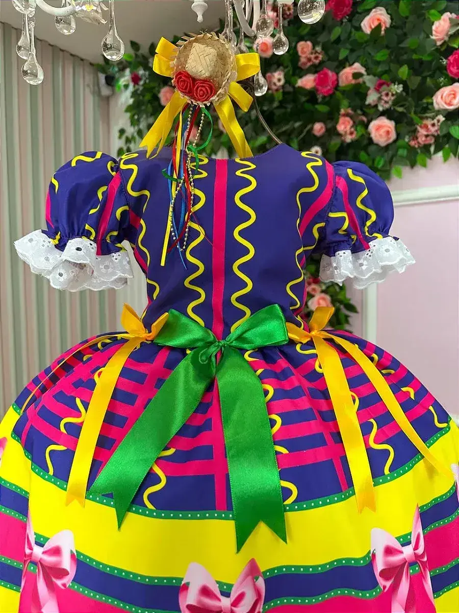 Vestido junino festa arraiá da farra, foto 5