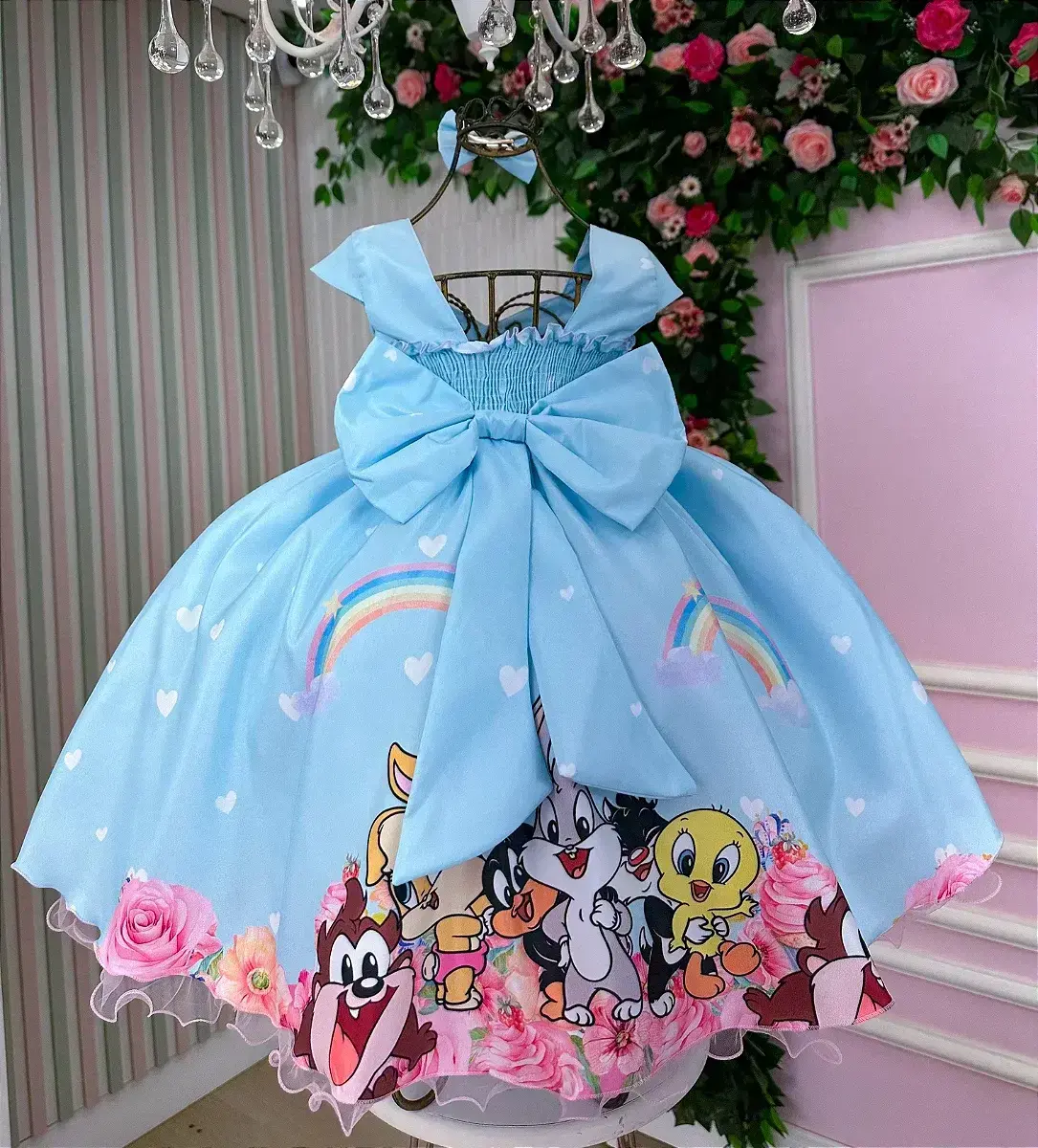 Vestido looney tunes baby azul, foto 7