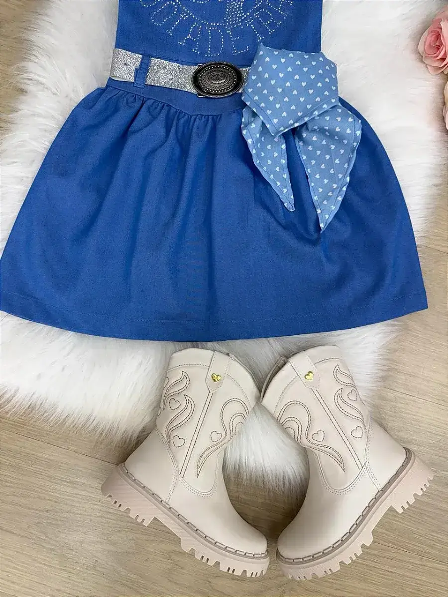 Vestido Boiadeira do sertão jeans, foto 6