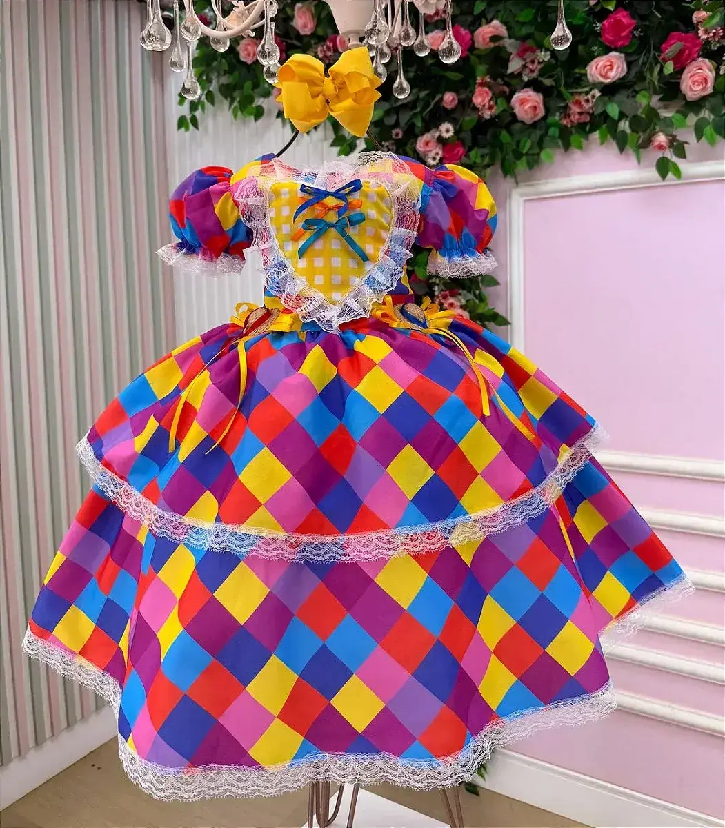 Vestido junino coração caipira, foto 3