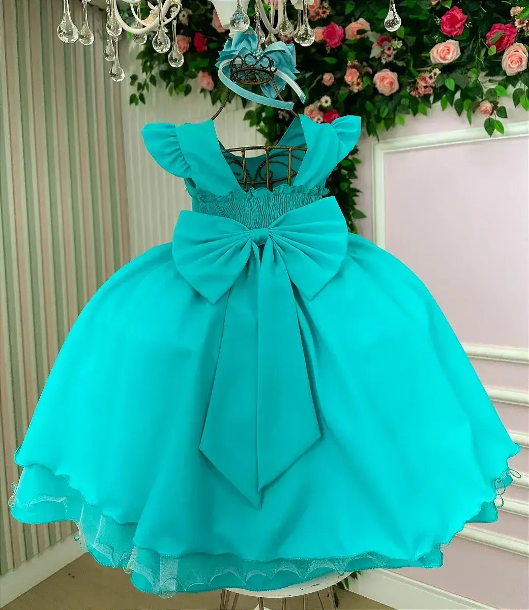Vestido francine verde tiffany, foto 6