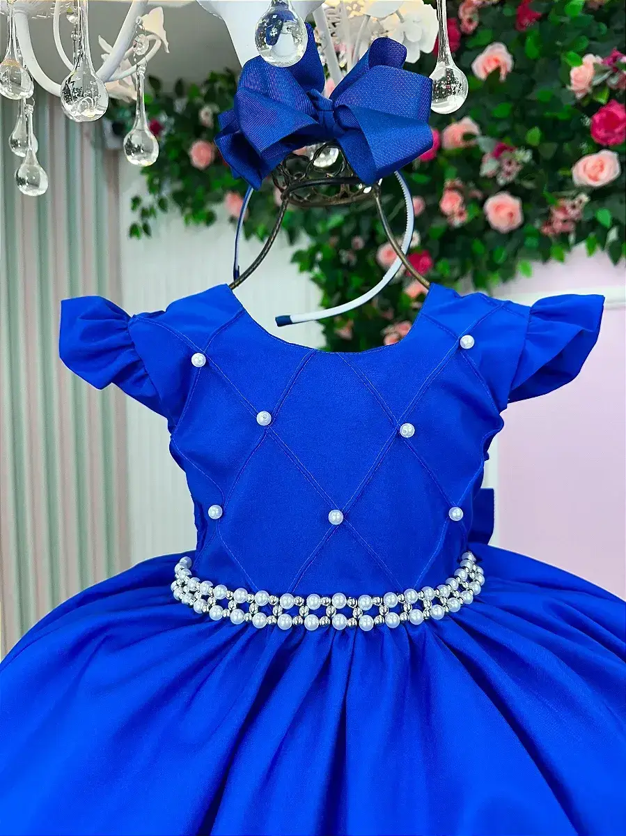 Vestido francine azul royal, foto 4