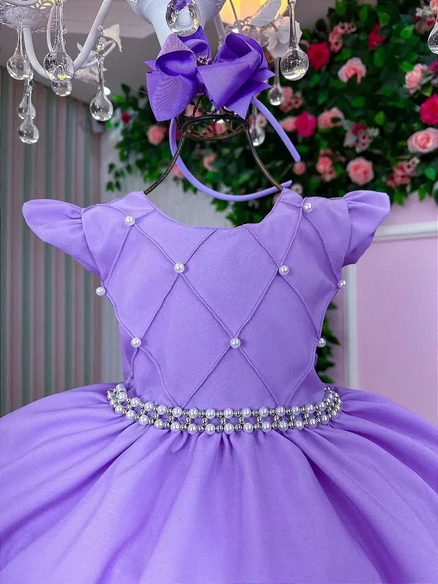 Vestido francine lilas, foto 3