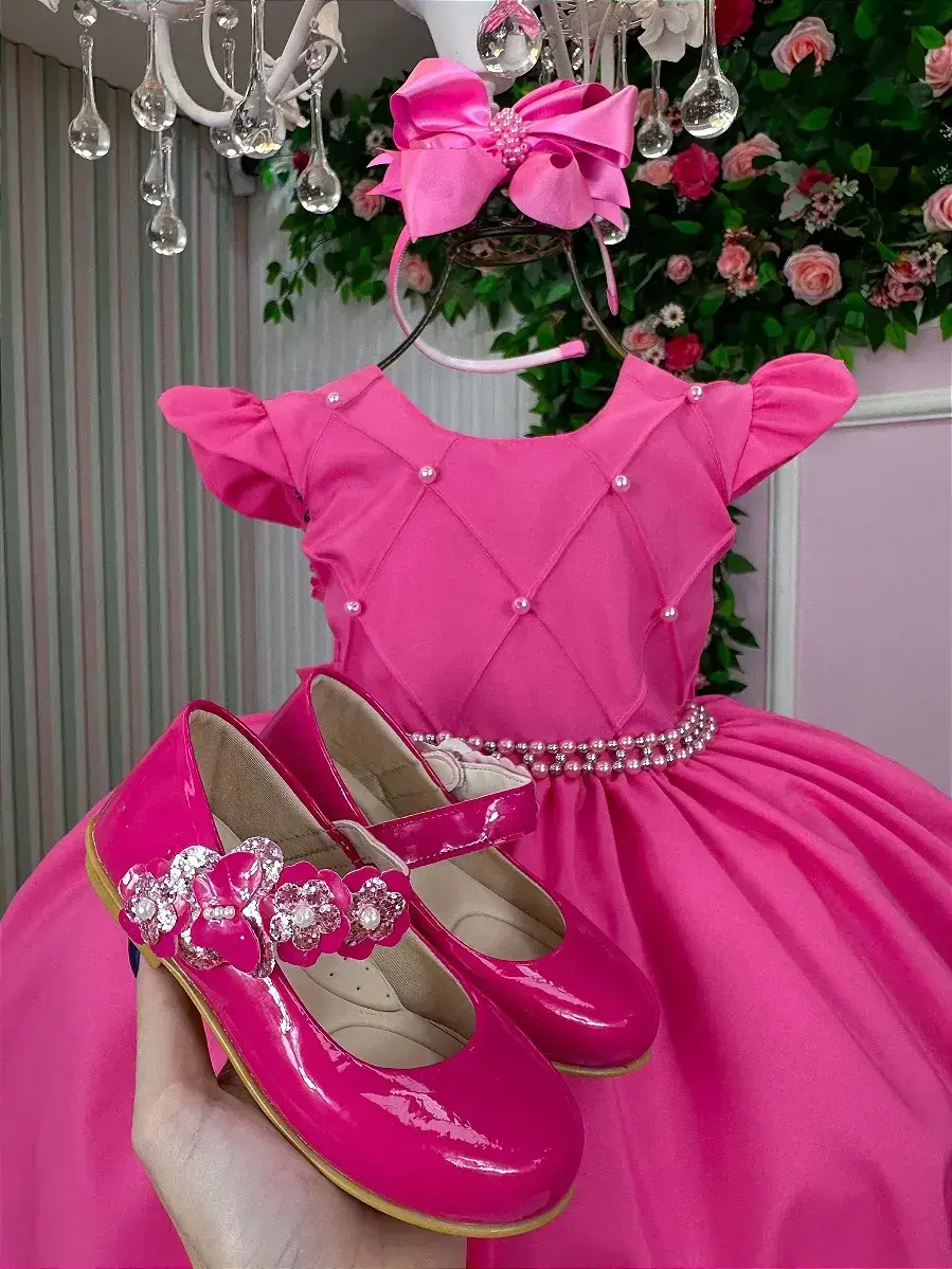 Vestido francine rosa chiclete, foto 4