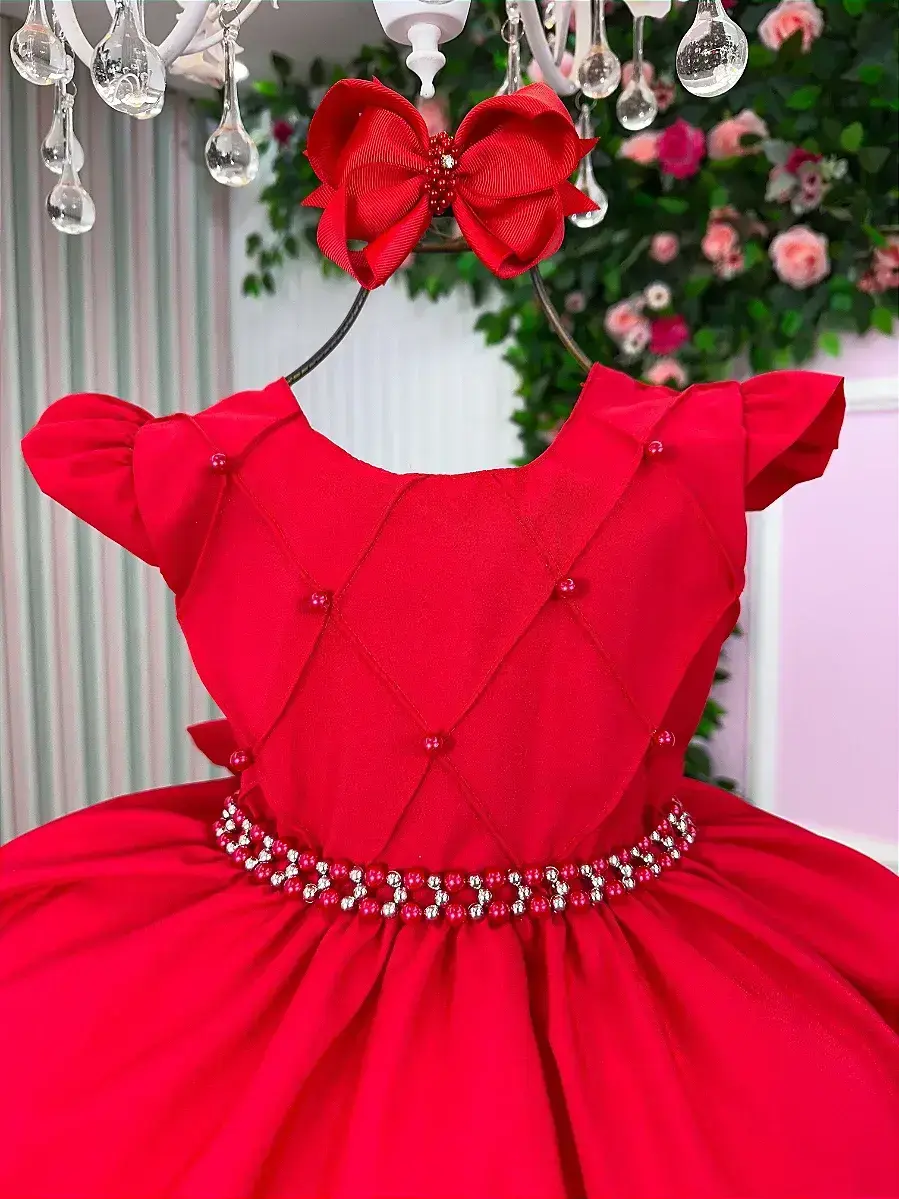 Vestido francine vermelho, foto 4