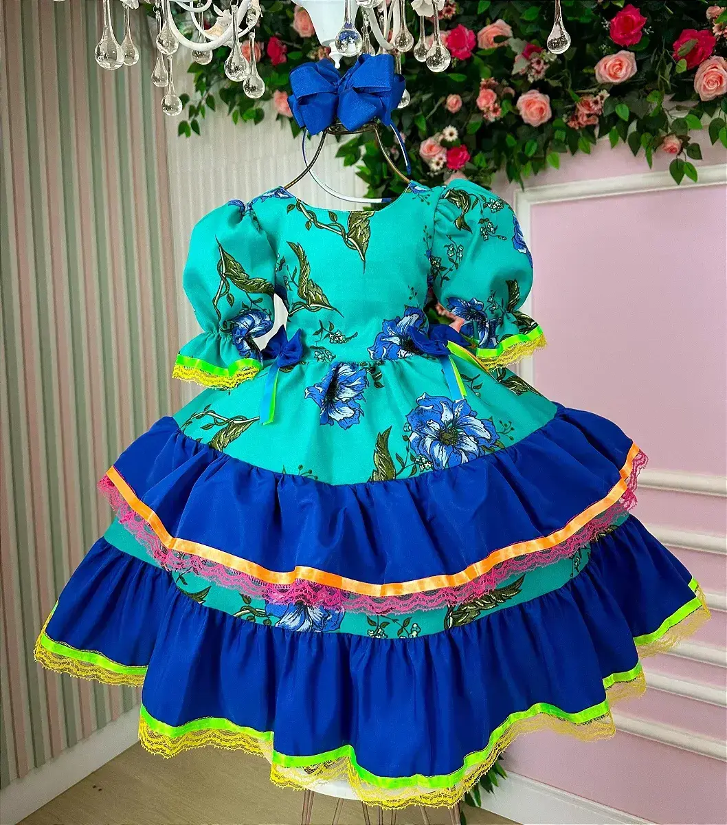 Vestido junino festa arraia da floresta