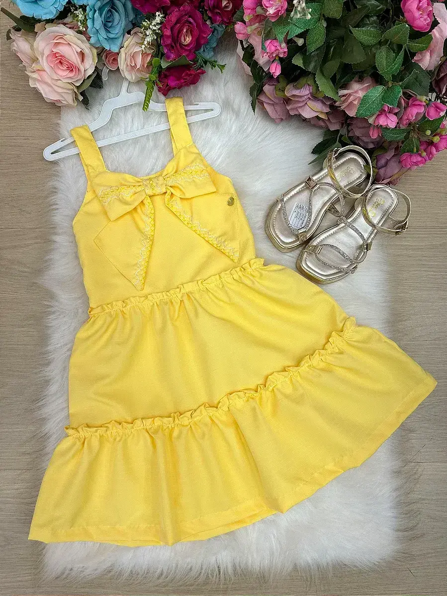 Vestido lola amarelo