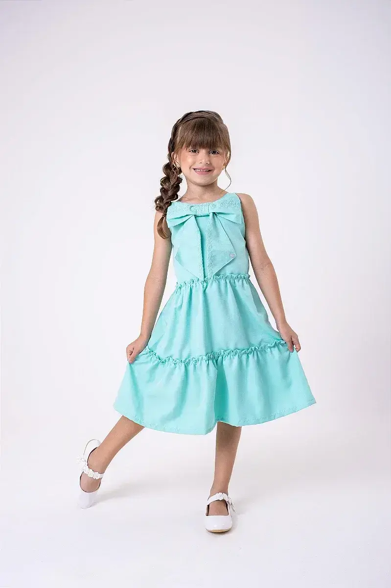 Vestido lola verde tiffany