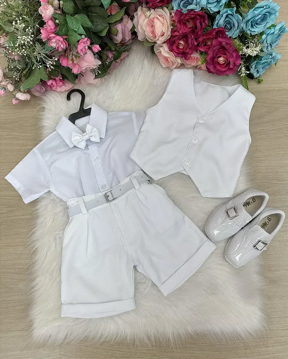Conjunto social leandro colete branco, foto 2