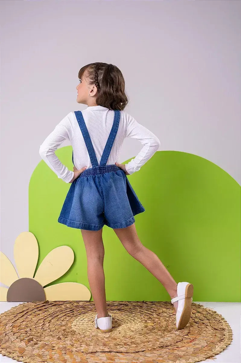 Jardineira jeans elo, foto 8