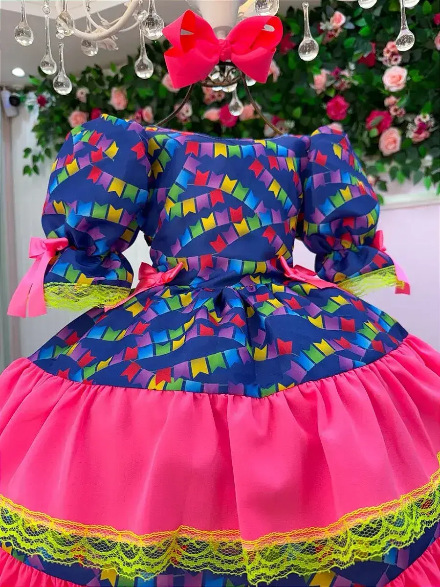 Vestido junino festa bandeirinha do amor, foto 5