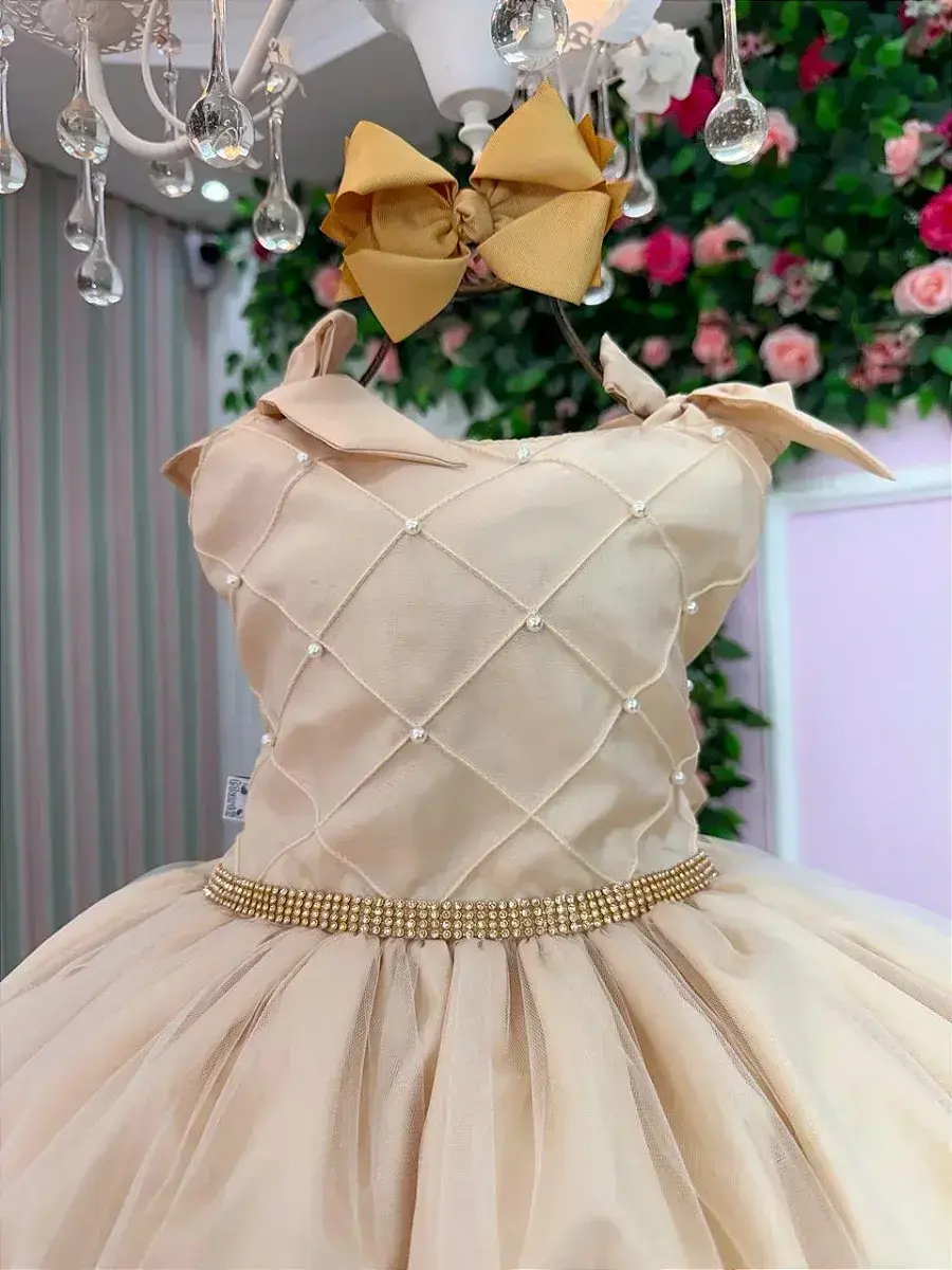 Vestido mariely dourado, foto 5