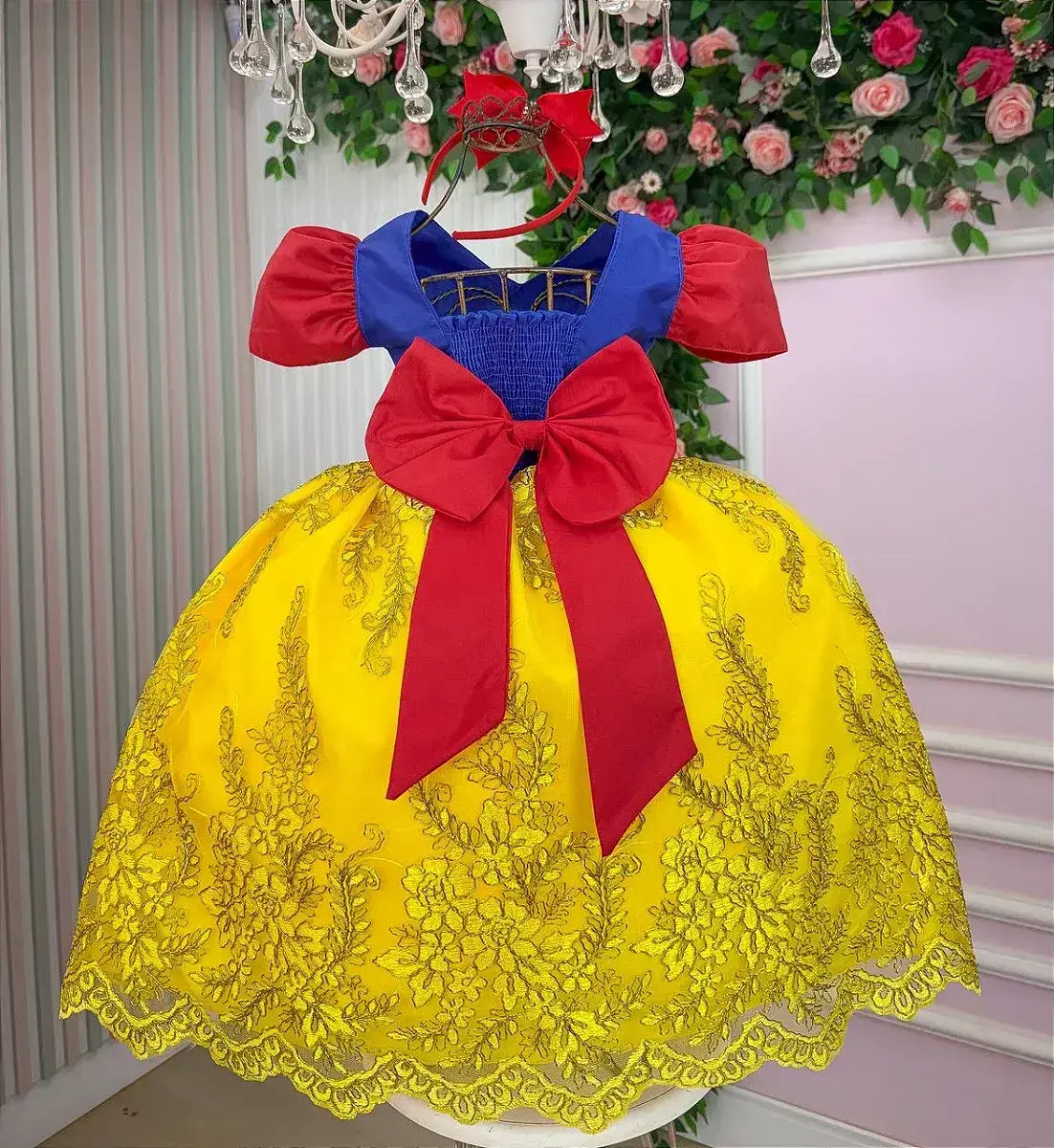 Vestido festa realeza princesa maça, foto 9