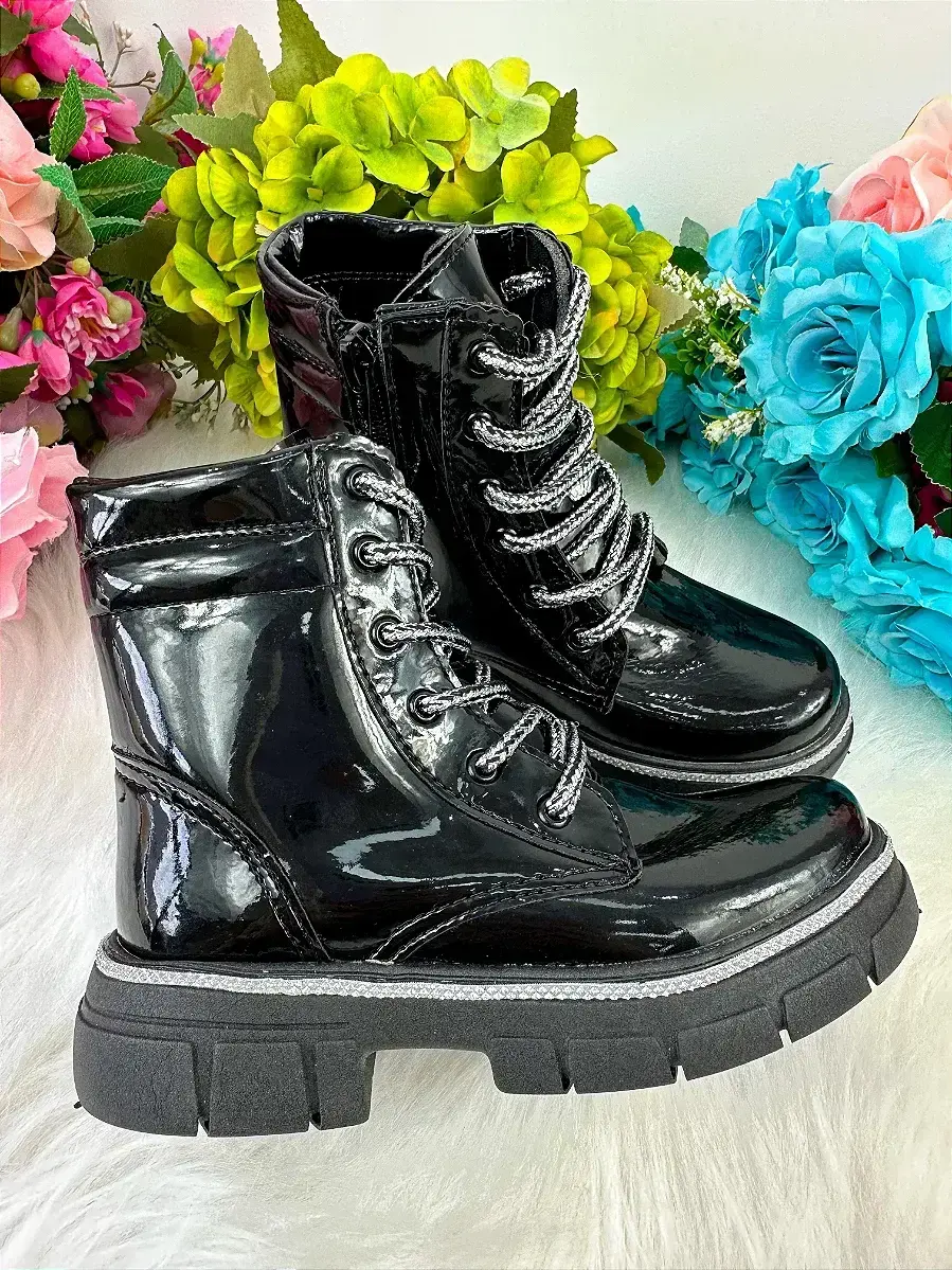 Coturno bota laila preto, foto 4
