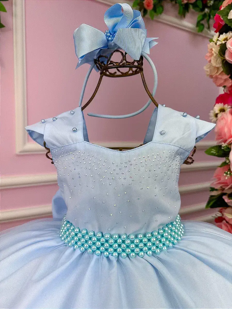 Vestido longo valentina azul, foto 2