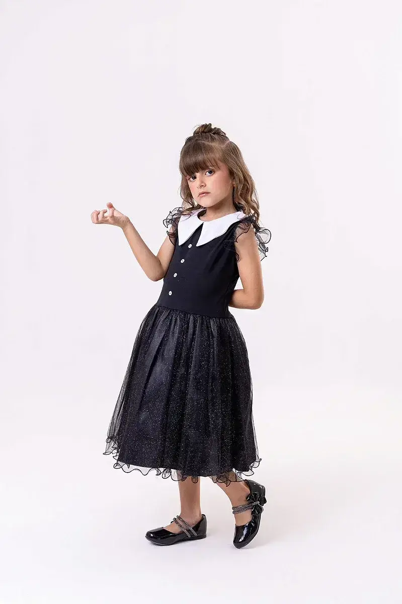Vestido festa Wandinha, foto 4