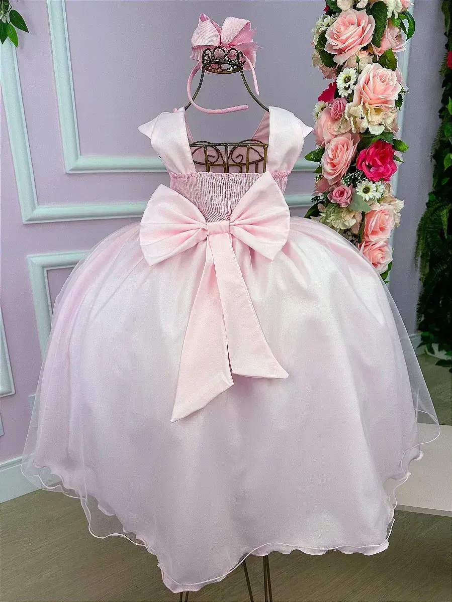 Vestido longo valentina rosa, foto 4