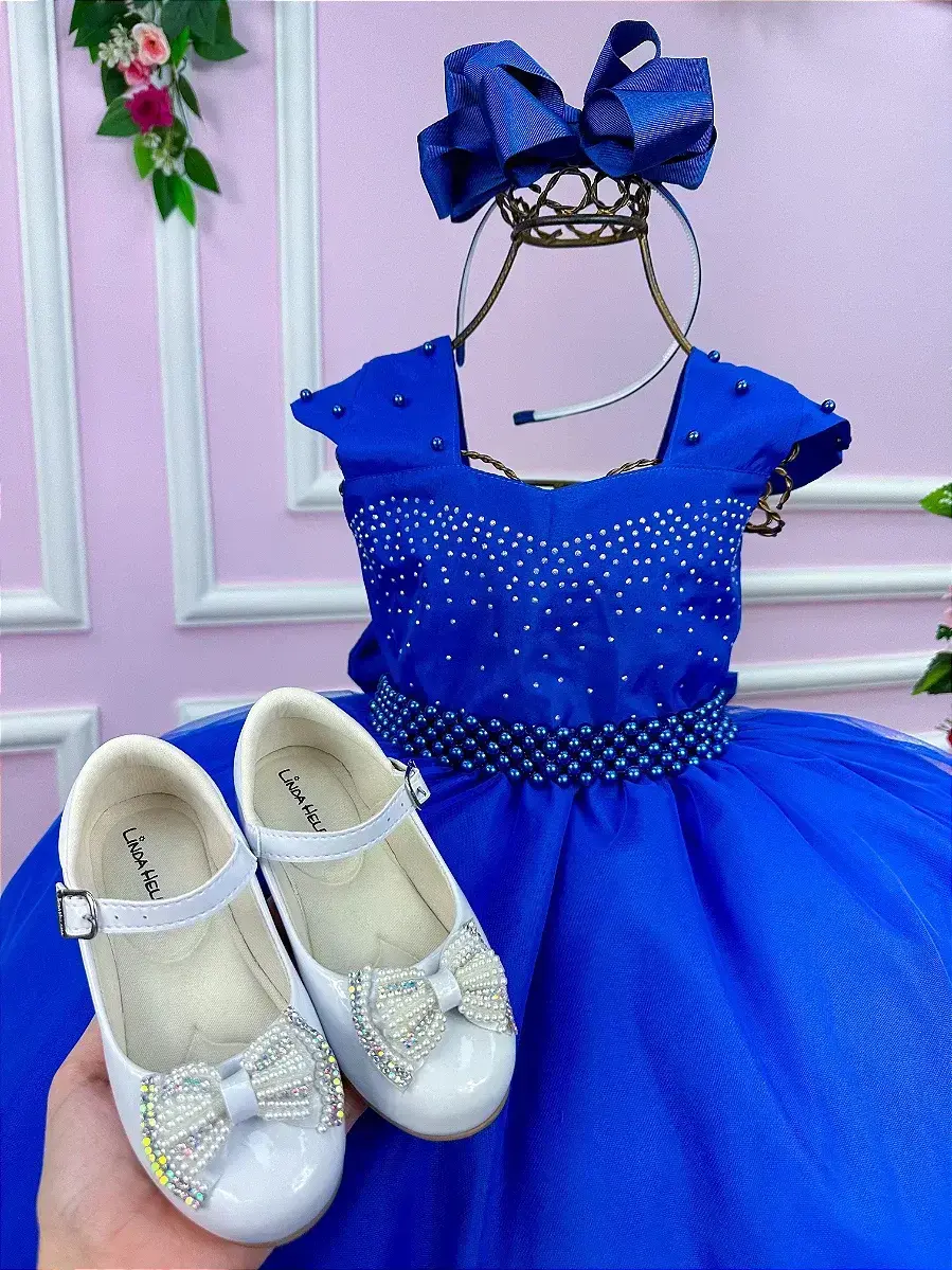 Vestido longo valentina azul royal, foto 3