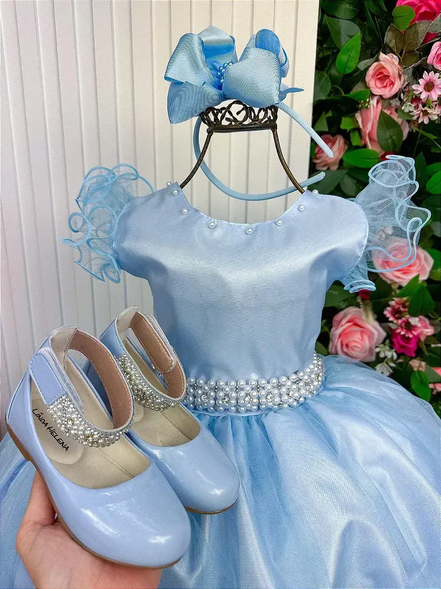 Vestido longo azul, foto 6