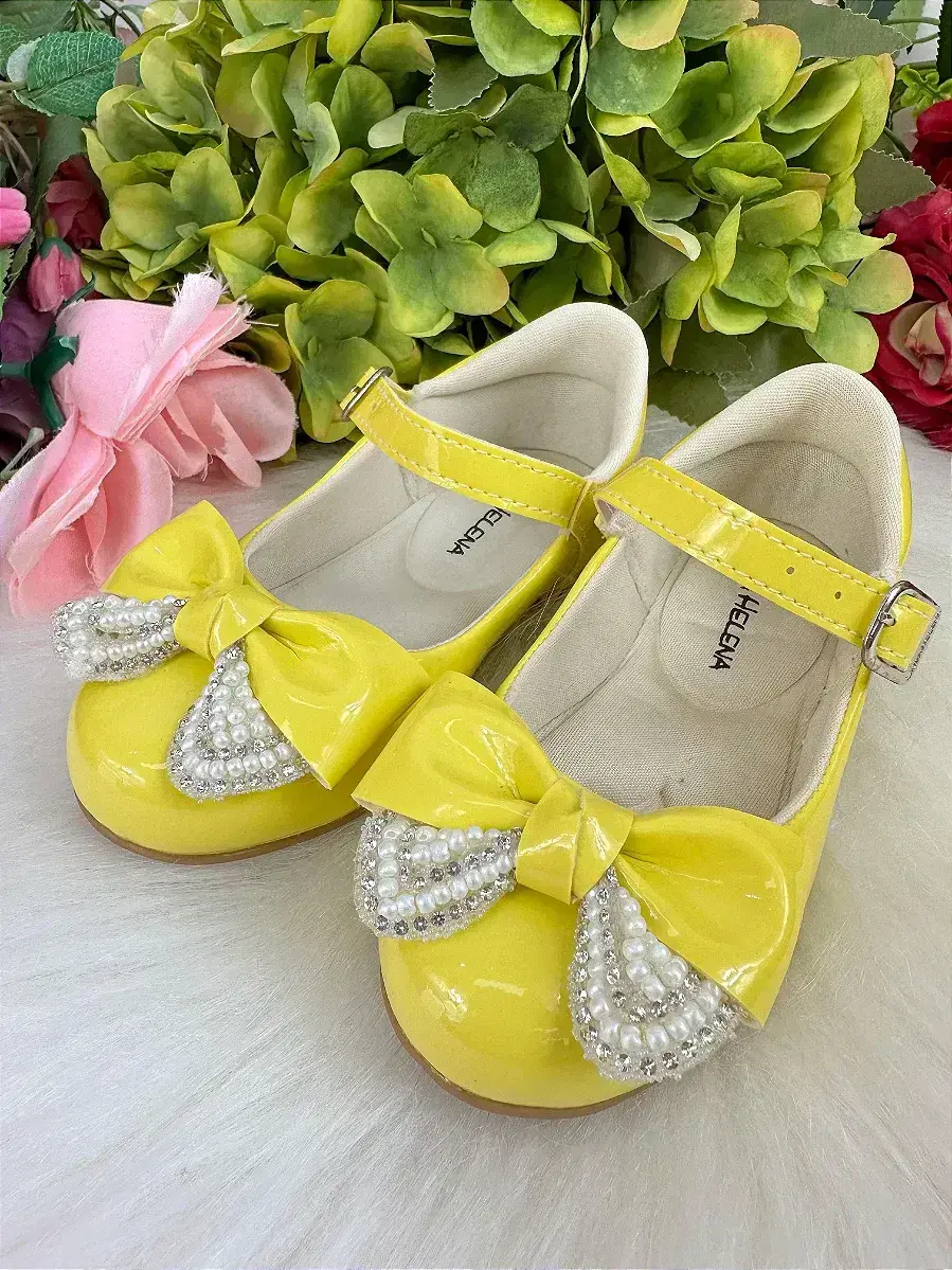 Sapatilha carol amarelo