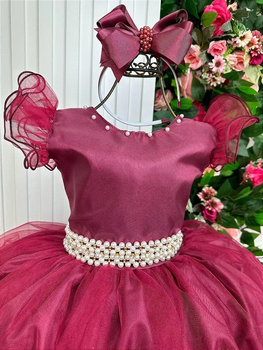 Vestido longo marsala, foto 8