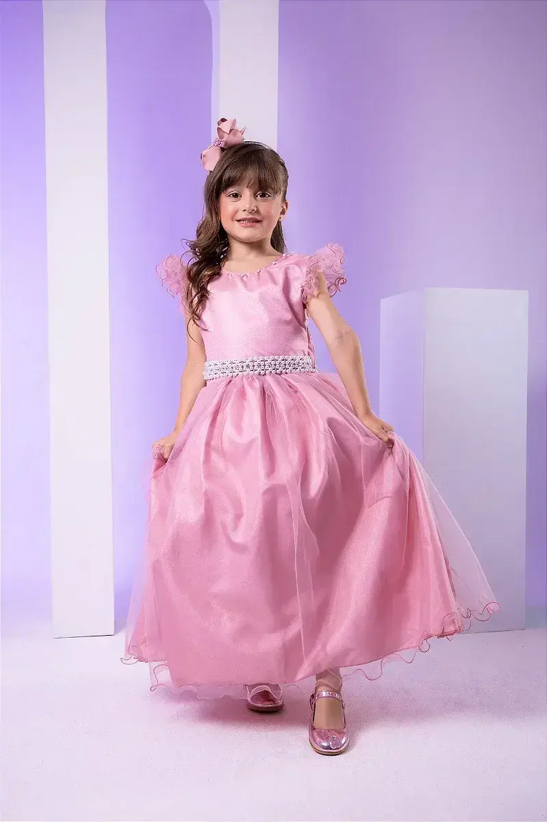 Vestido longo rose, foto 4