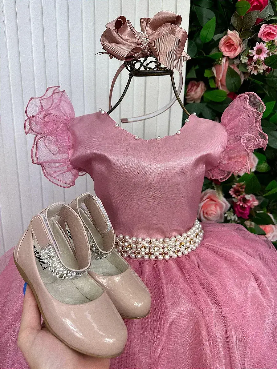 Vestido longo rose, foto 7