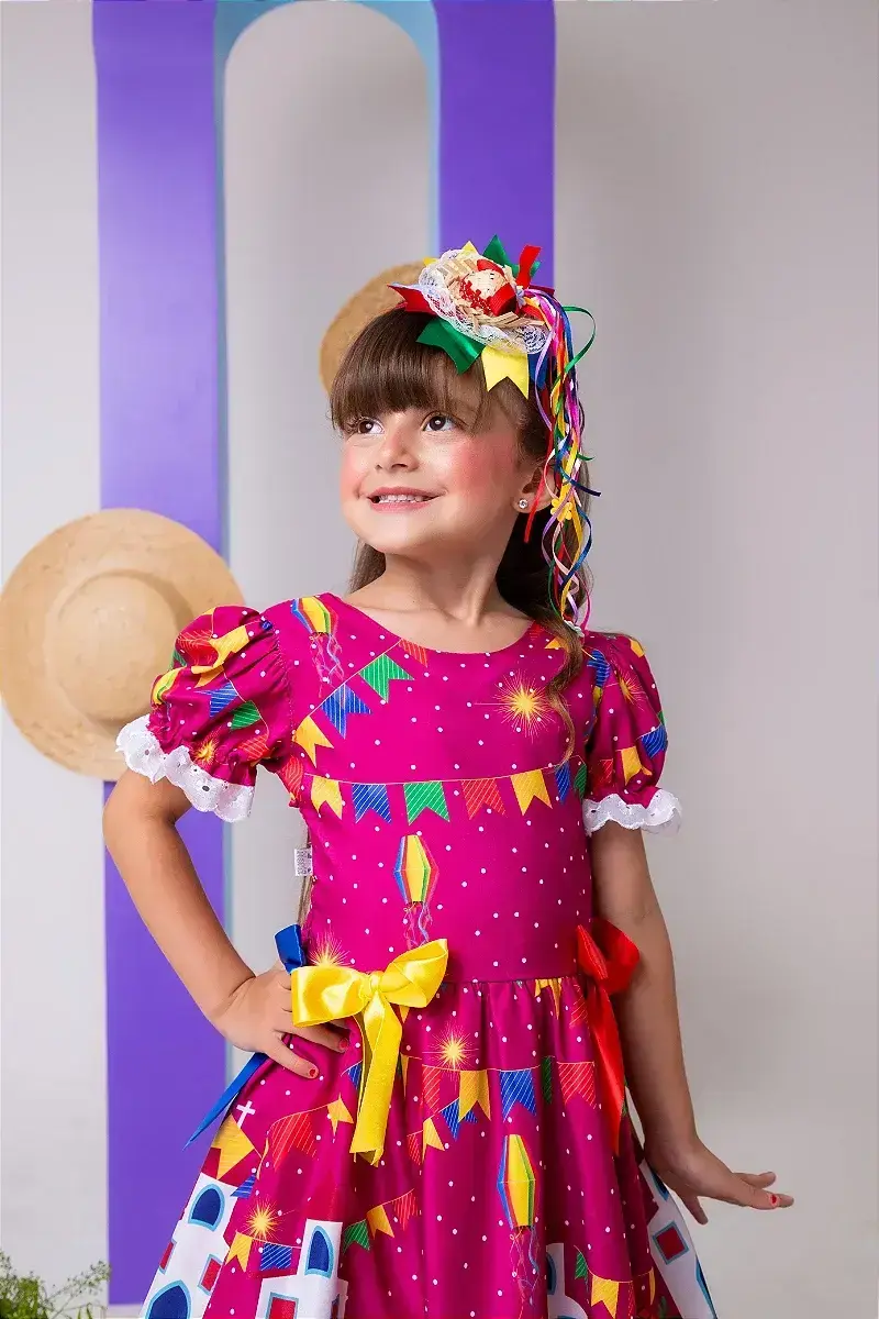 Vestido junino roça feliz festa, foto 3