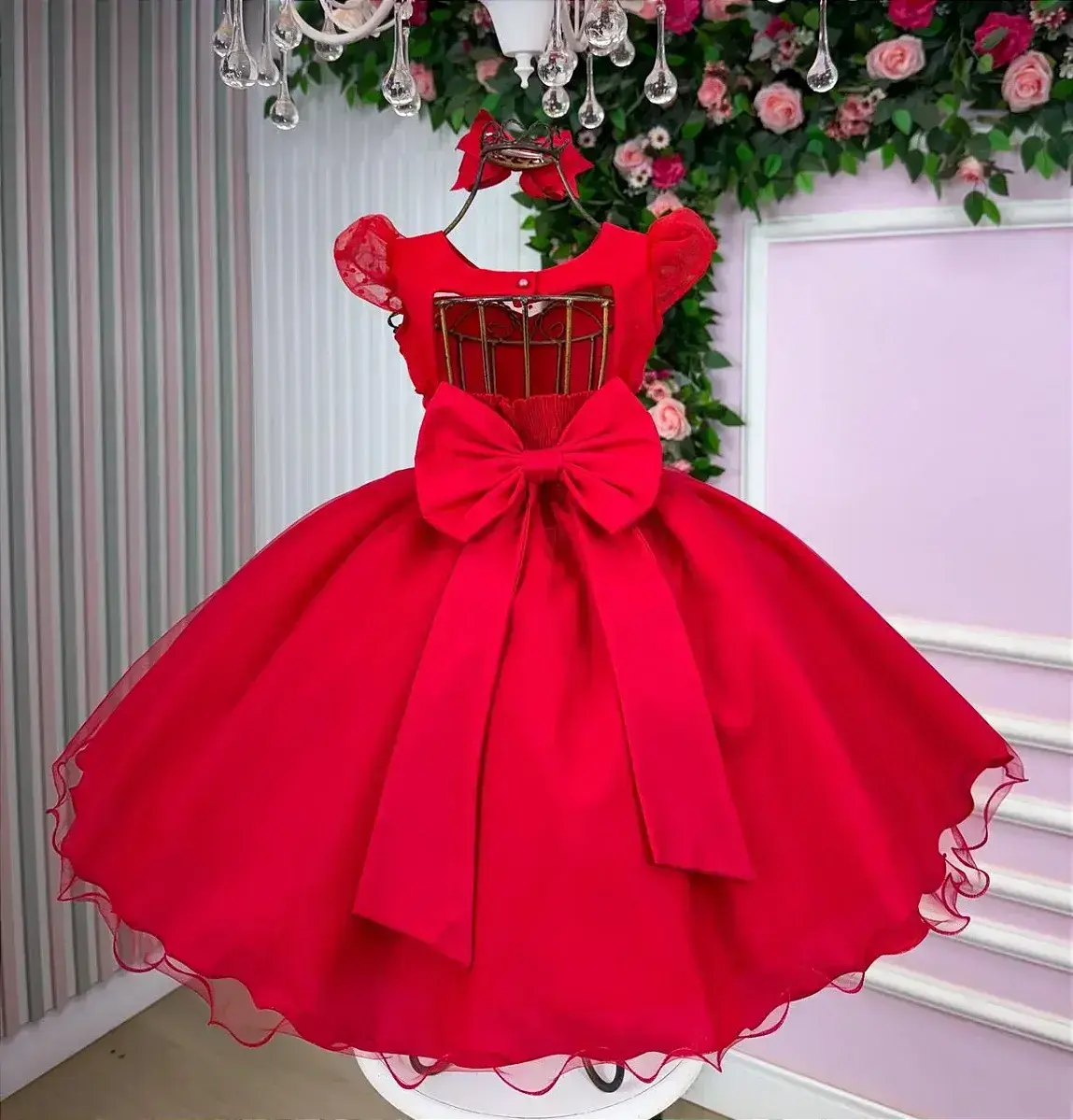 Vestido isabela vermelho, foto 7