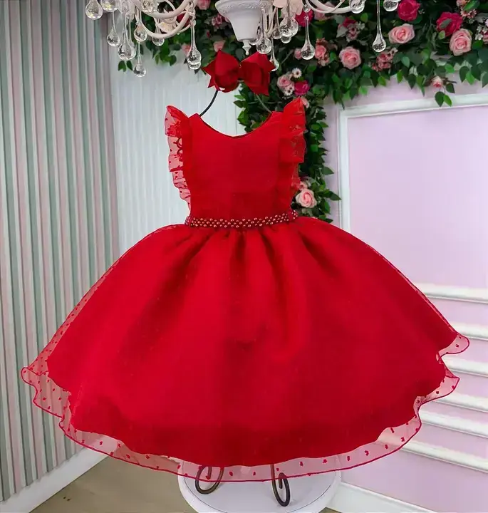 Vestido ana julia vermelho