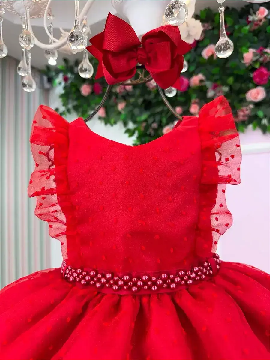 Vestido ana julia vermelho, foto 2
