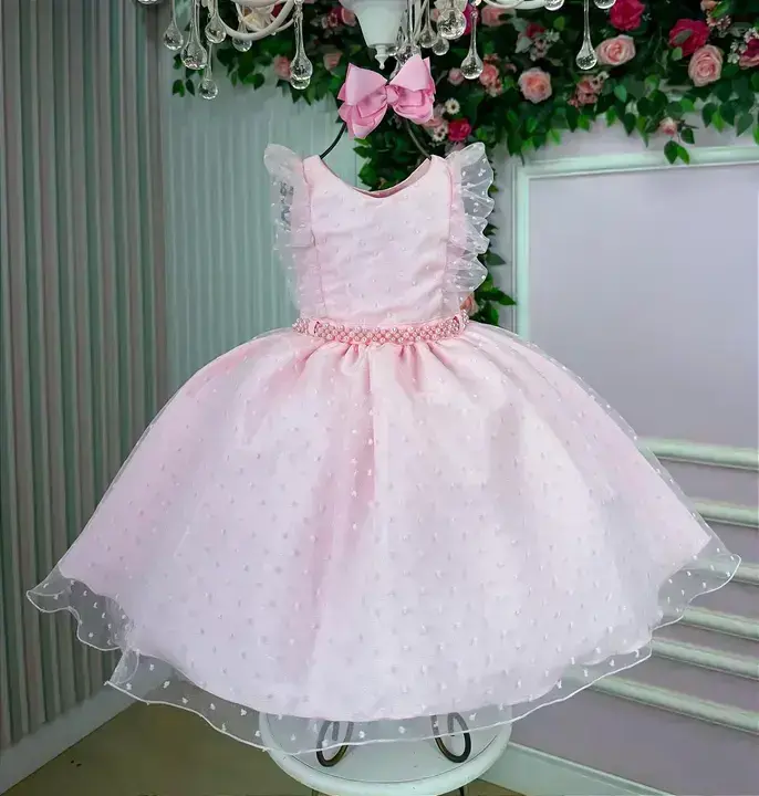 Vestido ana julia rosa