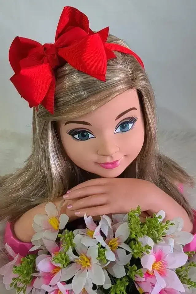 Tiara laço vermelho
