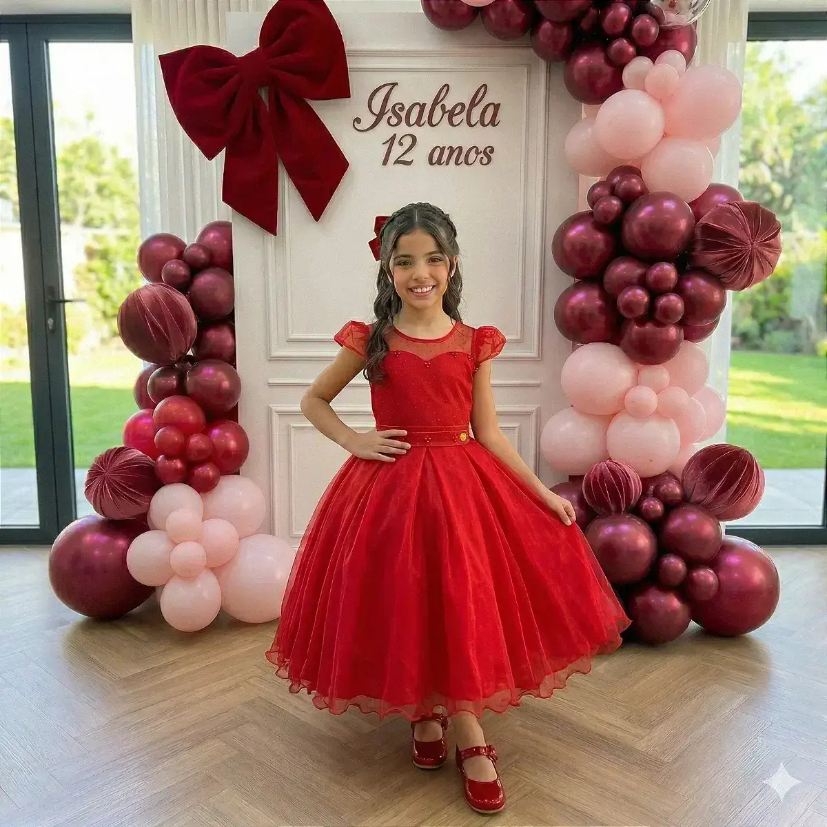 Vestido isabela vermelho, foto 2