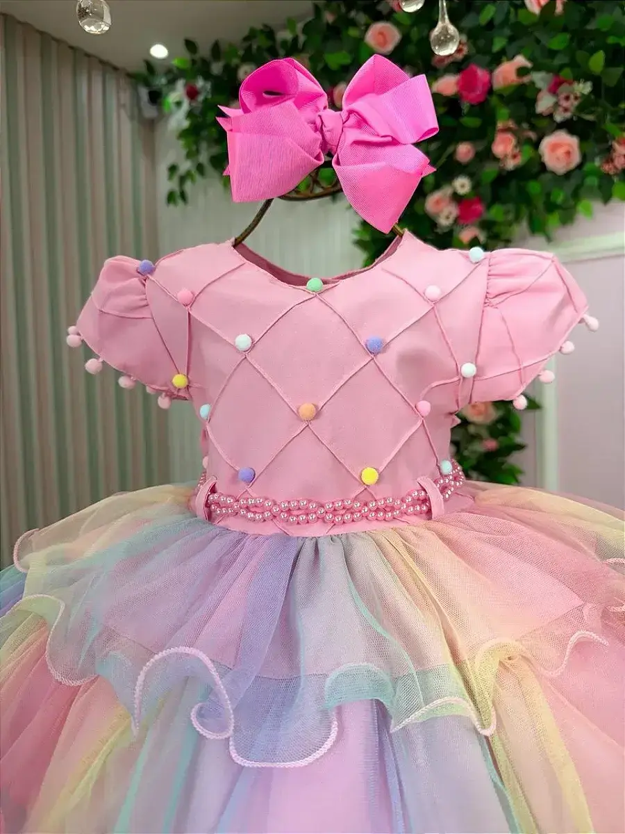 Vestido arco iris aurora candy, foto 6